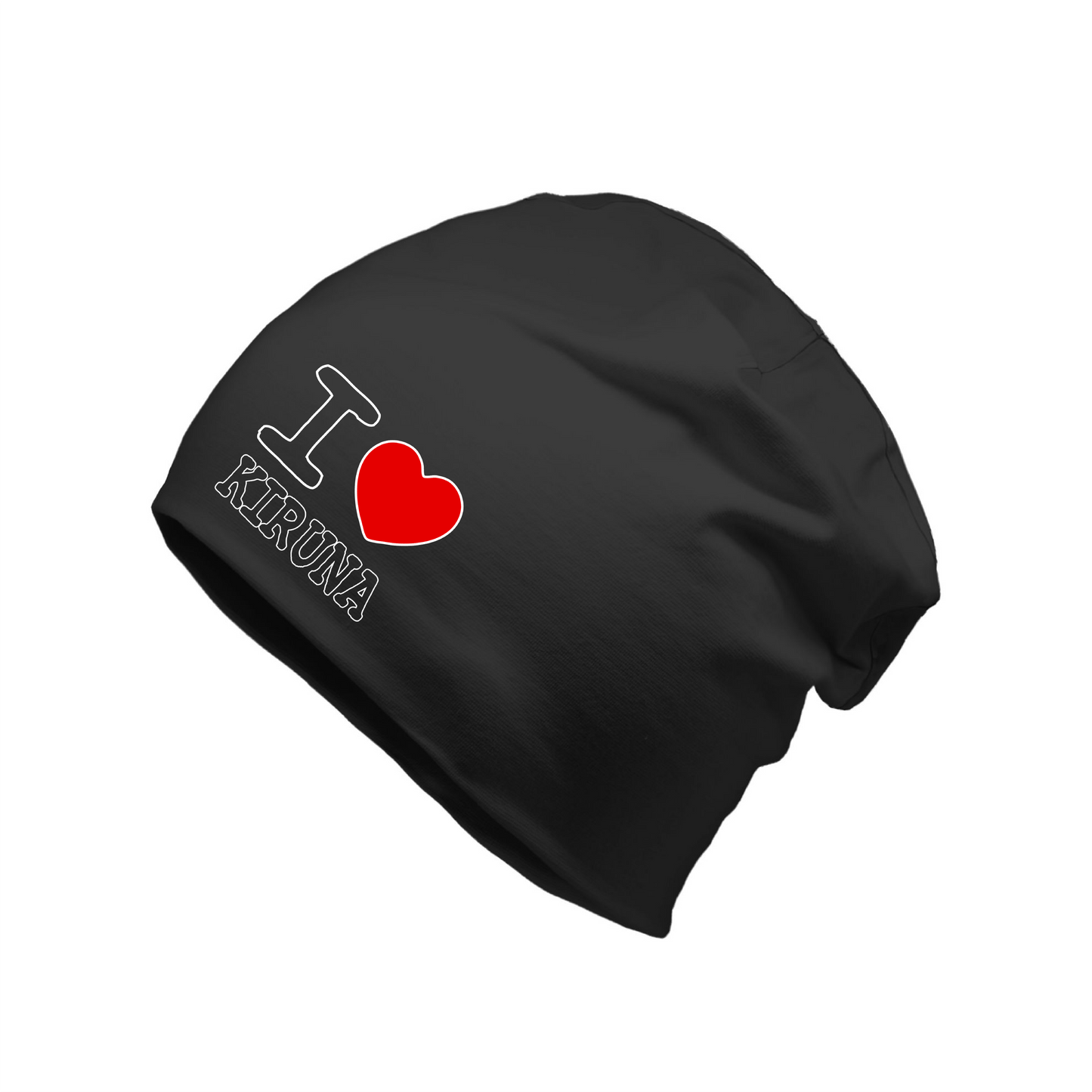 Bomullsmössa I love Kiruna