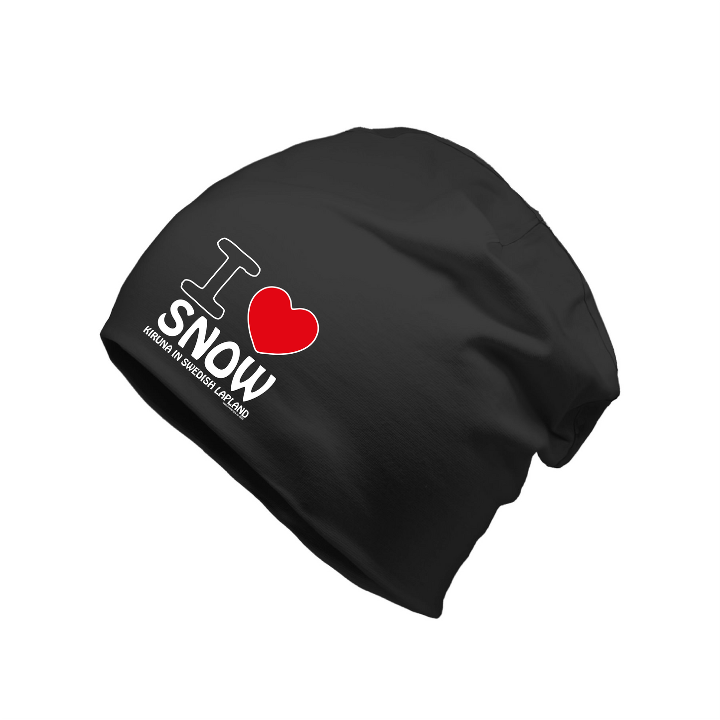 Bomullsmössa I love snow